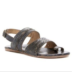 Bed Stu Black Lux Rosalyn Sandal